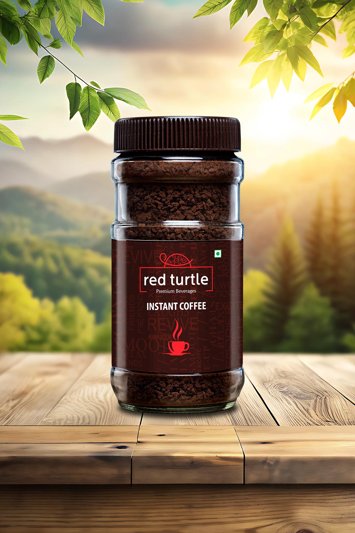 Red Turtle Instant Coffee Jar (100gm)